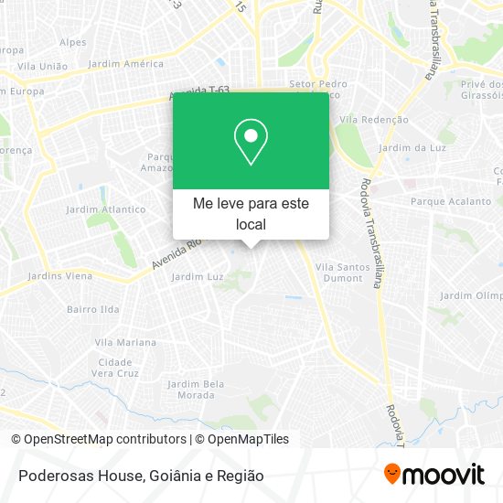 Poderosas House mapa