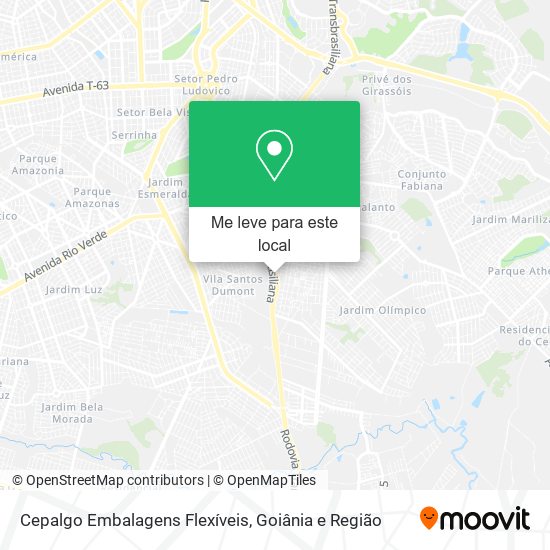 Cepalgo Embalagens Flexíveis mapa