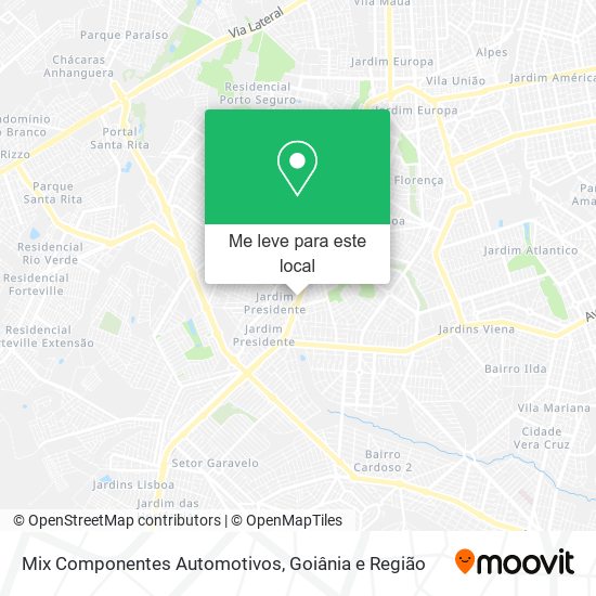 Mix Componentes Automotivos mapa