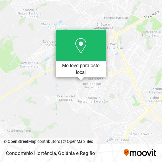 Condomínio Hortência mapa