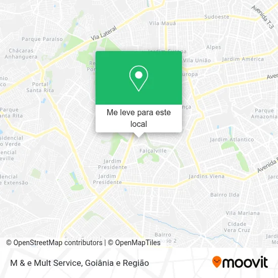 M & e Mult Service mapa