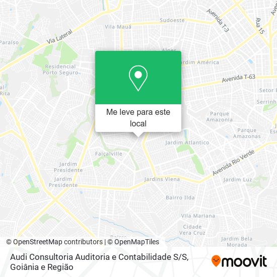 Audi Consultoria Auditoria e Contabilidade S / S mapa