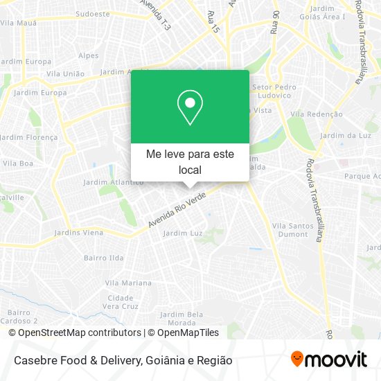 Casebre Food & Delivery mapa