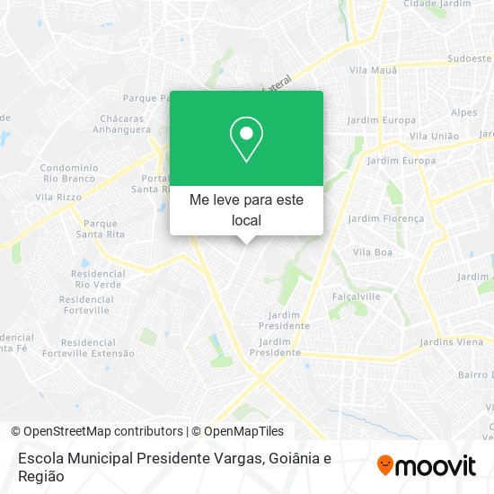 Escola Municipal Presidente Vargas mapa