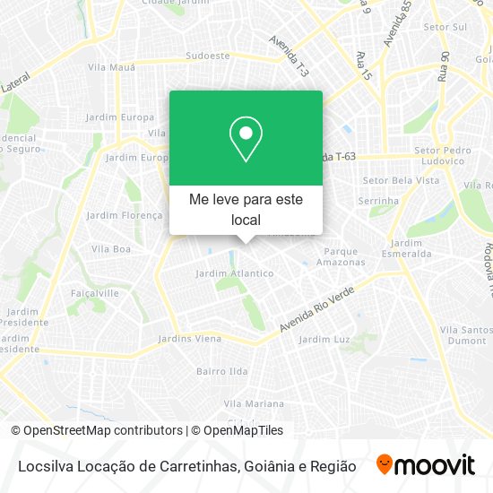 Locsilva Locação de Carretinhas mapa