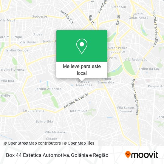 Box 44 Estetica Automotiva mapa