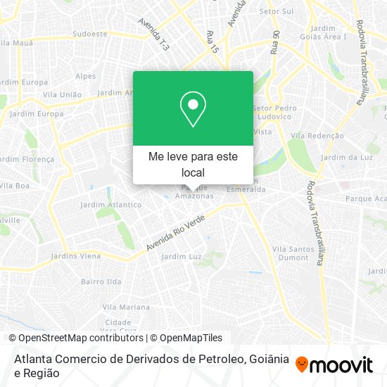 Atlanta Comercio de Derivados de Petroleo mapa