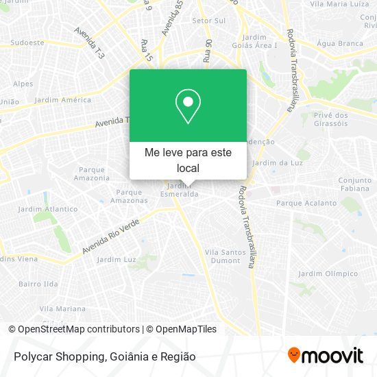 Polycar Shopping mapa