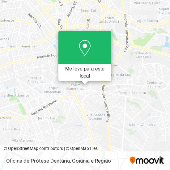 Oficina de Prótese Dentária mapa