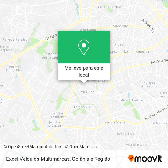 Excel Veículos Multimarcas mapa