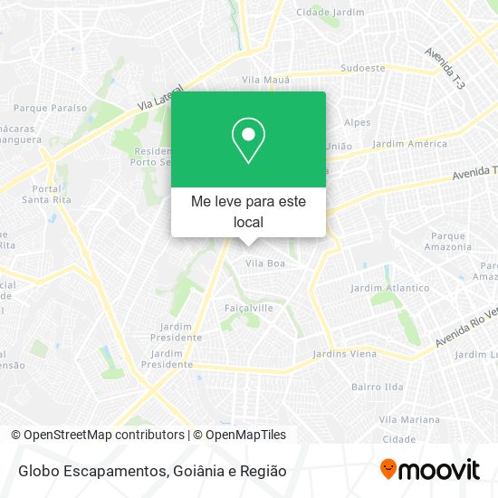 Globo Escapamentos mapa