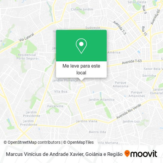 Marcus Vinícius de Andrade Xavier mapa