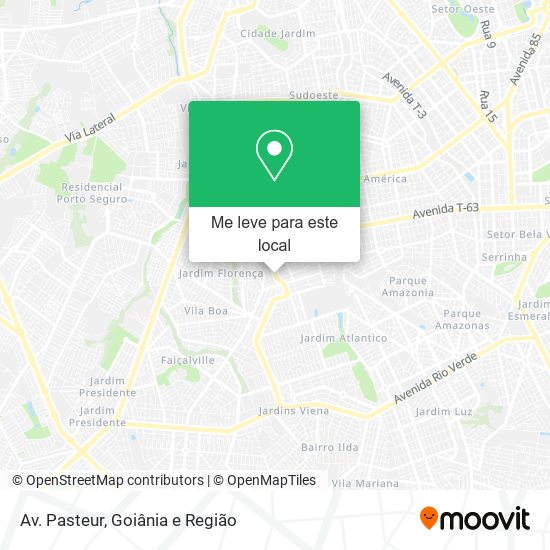 Av. Pasteur mapa