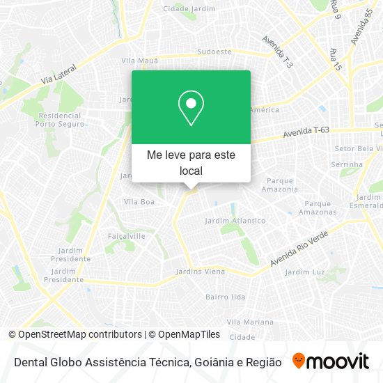 Dental Globo Assistência Técnica mapa