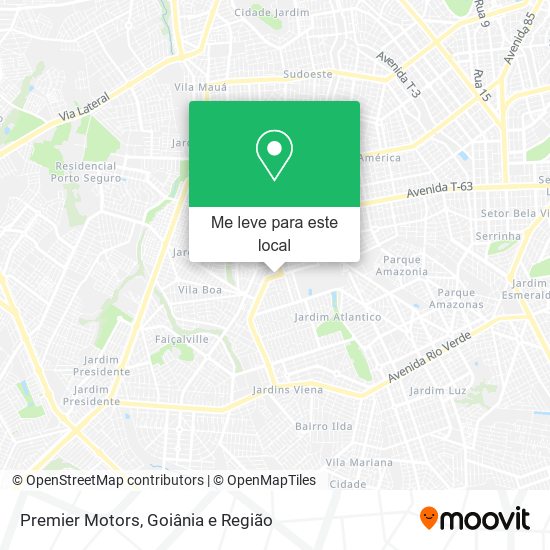 Premier Motors mapa