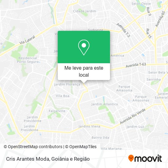 Cris Arantes Moda mapa