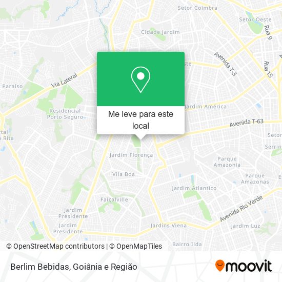 Berlim Bebidas mapa