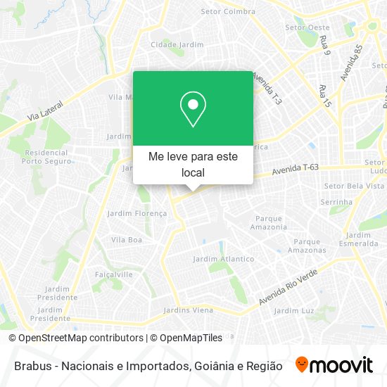 Brabus - Nacionais e Importados mapa