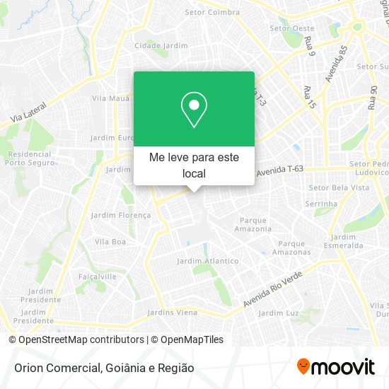 Orion Comercial mapa