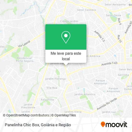 Panelinha Chic Box mapa