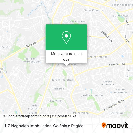 N7 Negocios Imobiliarios mapa