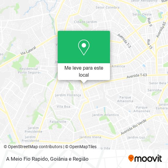 A Meio Fio Rapido mapa