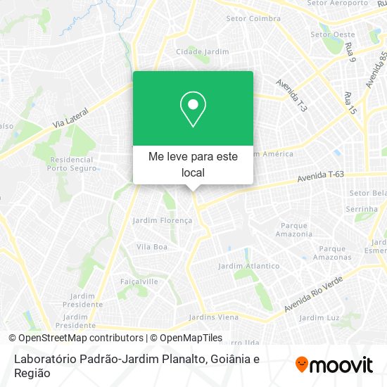 Laboratório Padrão-Jardim Planalto mapa
