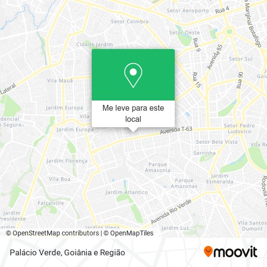 Palácio Verde mapa