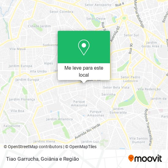 Tiao Garrucha mapa