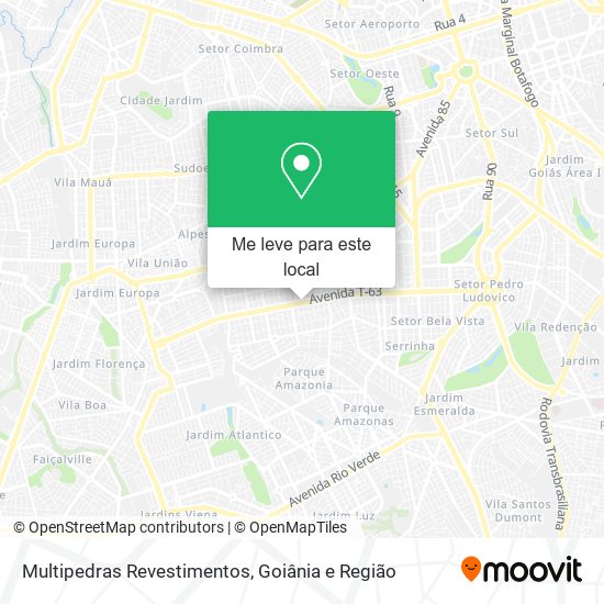 Multipedras Revestimentos mapa