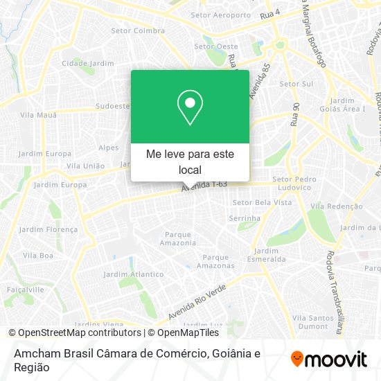 Amcham Brasil Câmara de Comércio mapa