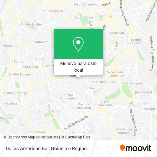 Dallas American Bar mapa