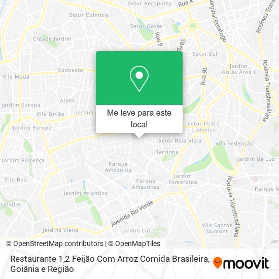 Restaurante 1,2 Feijão Com Arroz Comida Brasileira mapa