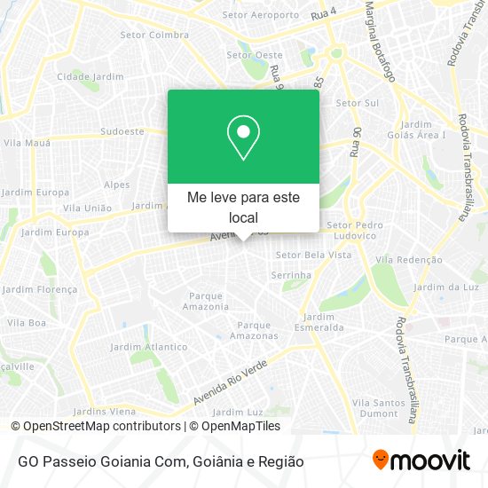 GO Passeio Goiania Com mapa