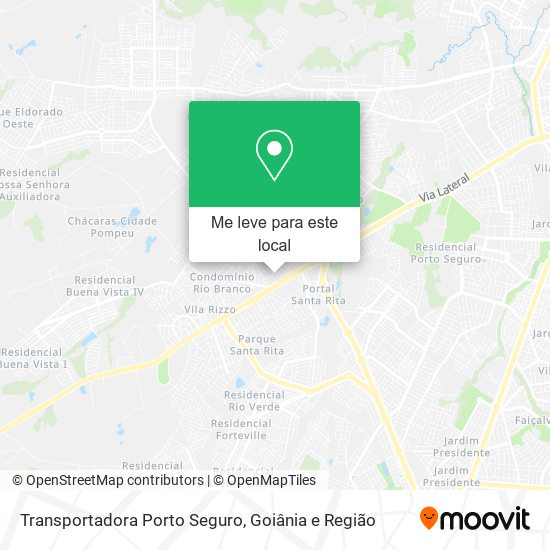 Transportadora Porto Seguro mapa