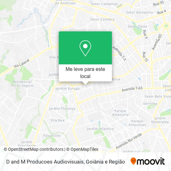 D and M Producoes Audiovisuais mapa