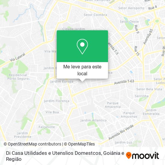 Di Casa Utilidades e Utenslios Domestcos mapa