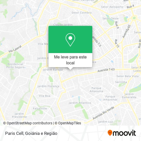 Paris Cell mapa