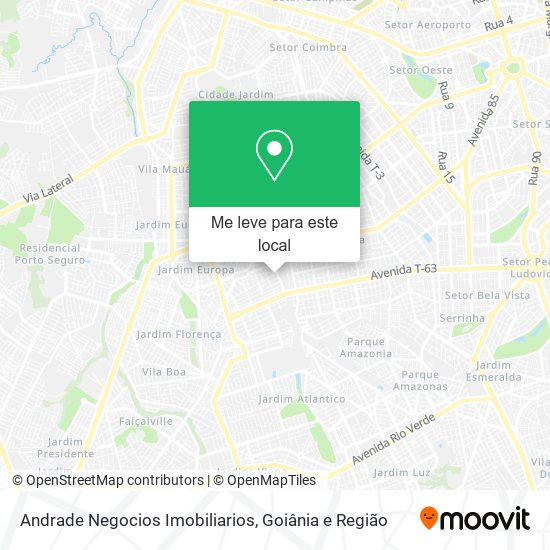 Andrade Negocios Imobiliarios mapa