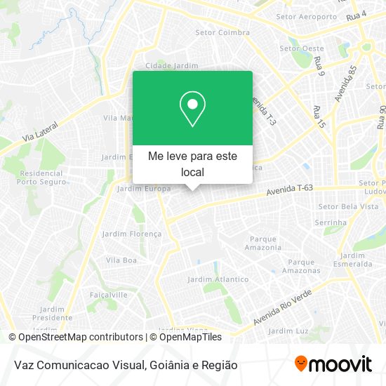 Vaz Comunicacao Visual mapa