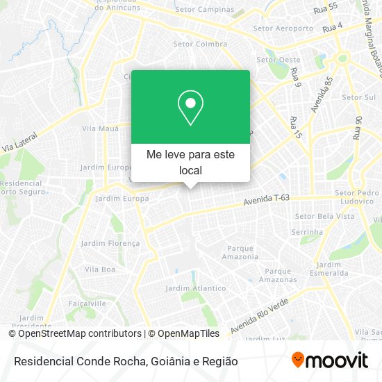 Residencial Conde Rocha mapa