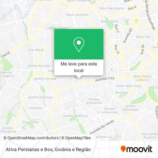 Ativa Persianas e Box mapa