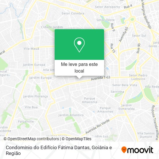 Condomínio do Edifício Fátima Dantas mapa