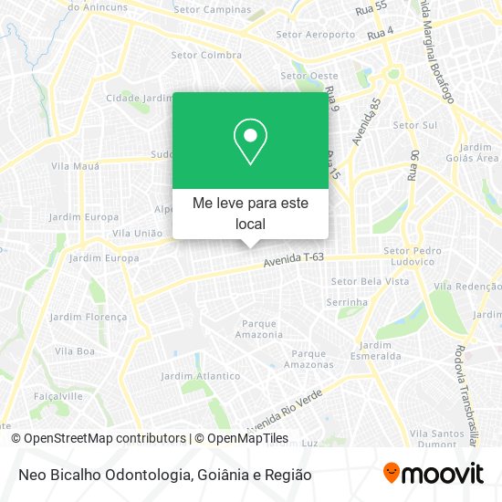 Neo Bicalho Odontologia mapa