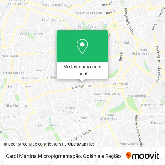 Carol Martins Micropigmentação mapa
