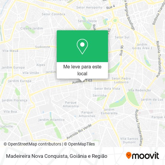 Madeireira Nova Conquista mapa