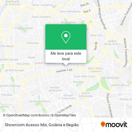 Showroom Acesso Mix mapa