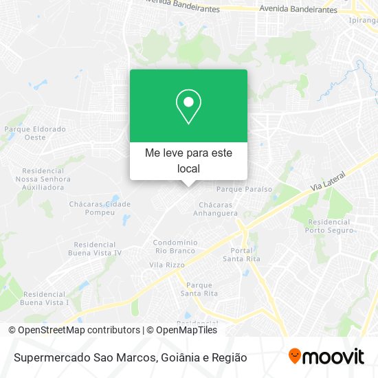 Supermercado Sao Marcos mapa