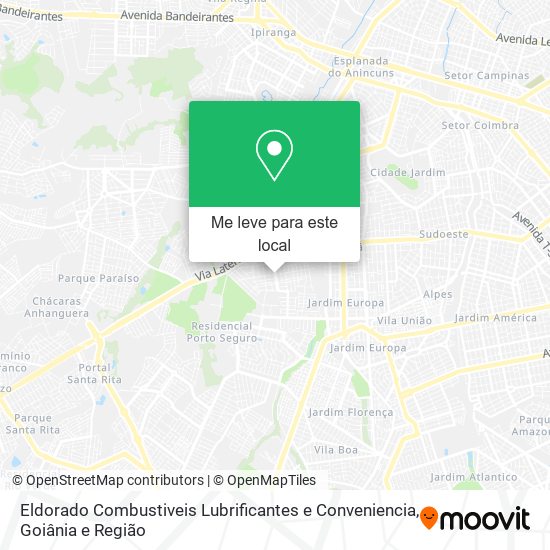 Eldorado Combustiveis Lubrificantes e Conveniencia mapa