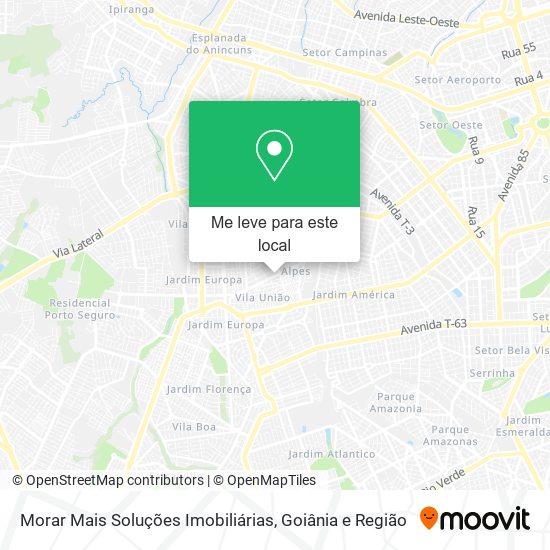 Morar Mais Soluções Imobiliárias mapa